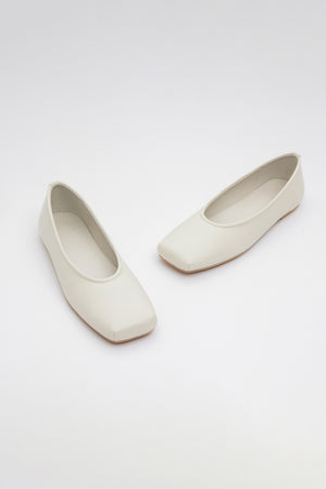 Square-toe Ballet Flats
