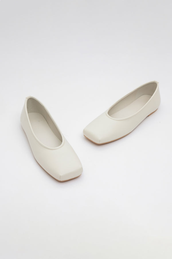 Square-toe Ballet Flats