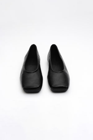 Square-Toe Ballet Flats