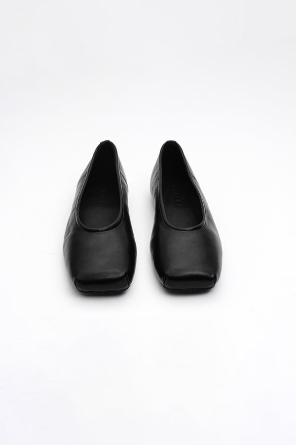 Square-Toe Ballet Flats