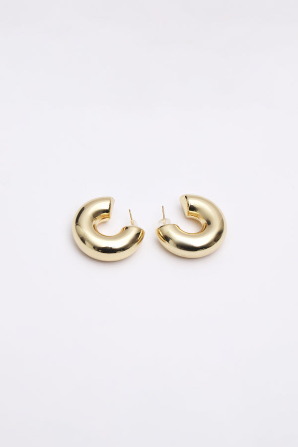 Chunky Curved Hoops earrings