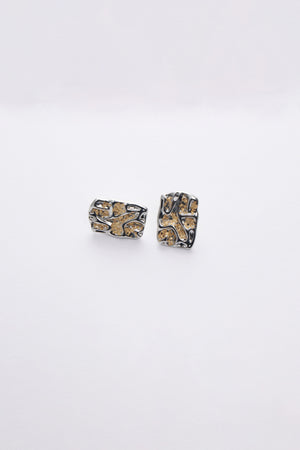 Two-Tone Geometric earrings