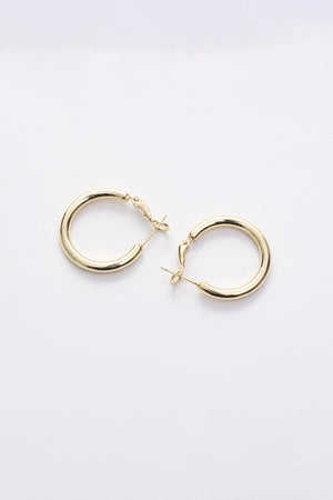 Textured Ridged Hoops
