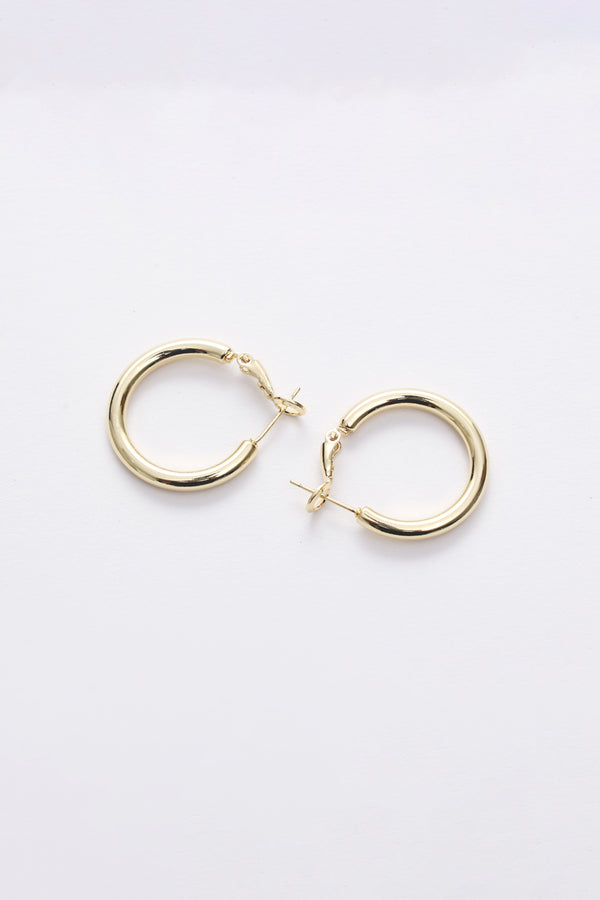 Textured Ridged Hoops