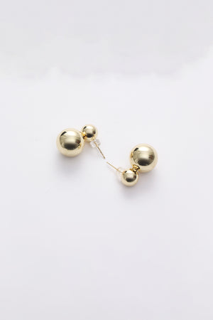 Polished Gold Studs