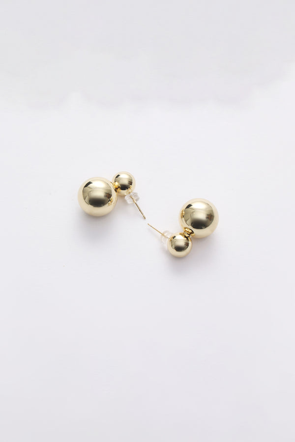 Polished Gold Studs