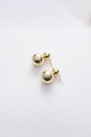 Polished Gold Studs