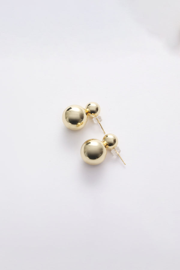 Polished Gold Studs