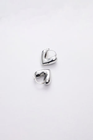 Layered Heart earrings