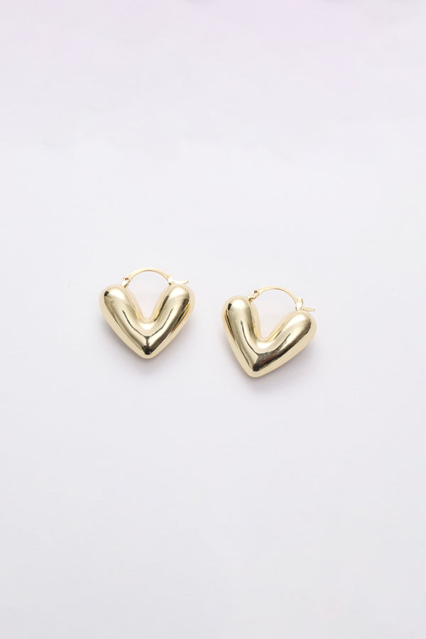 Layered Heart earrings