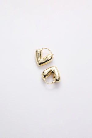 Layered Heart earrings