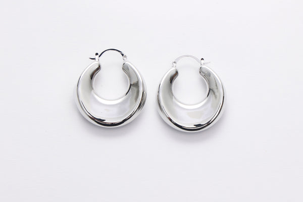 Sculpted Chunky Hoops earrings