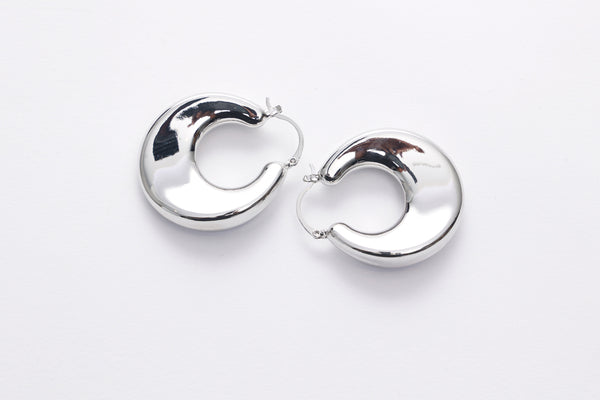Sculpted Chunky Hoops earrings
