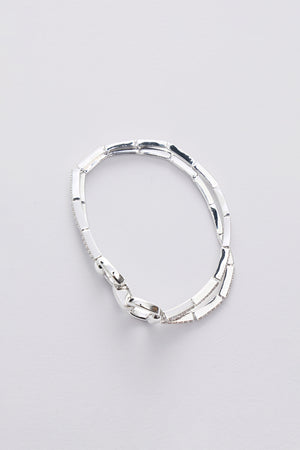 Geometric Crystal Bangle Bracelet