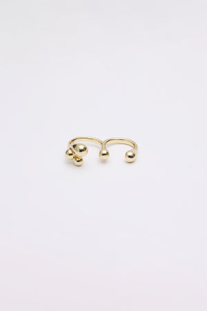 Open-ended statement ring