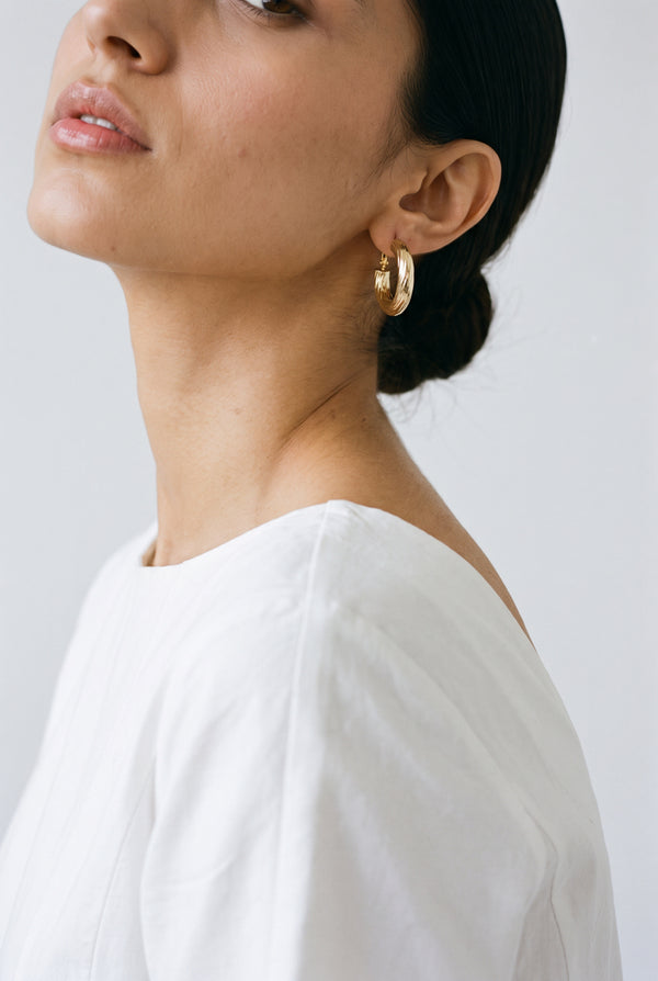 Classic Gold Hoop Earrings