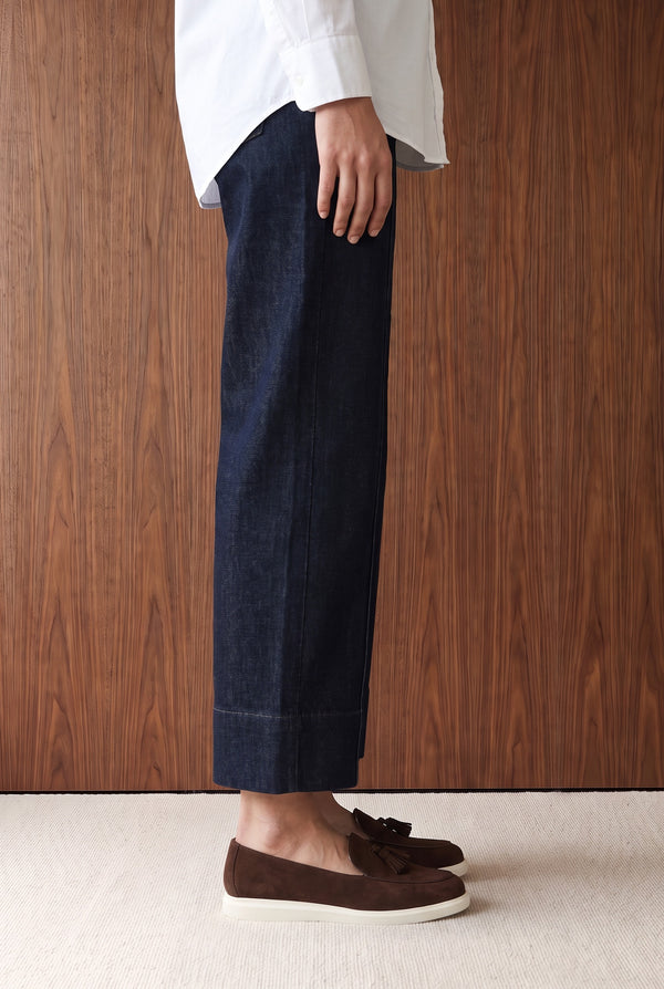 Tassel Detail Slip-On Loafers - Dark Brown