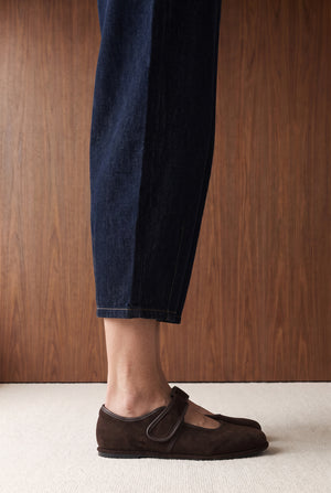 Buckled mary jane Loafers - Chocolate Brown