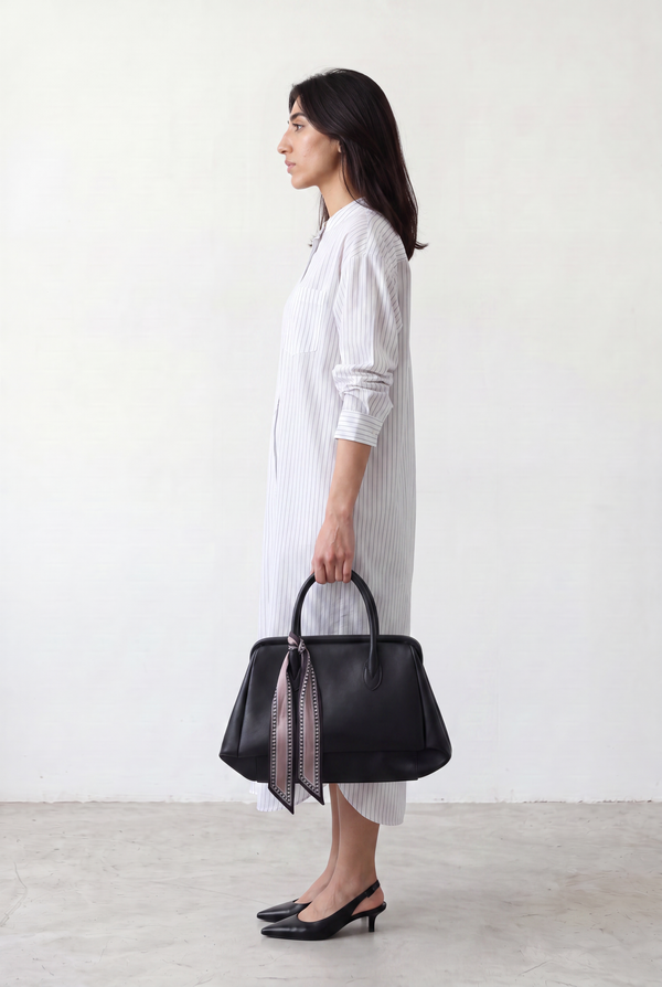 Structured Top Handle Bag