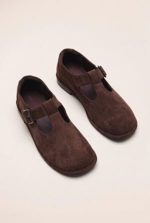 Classic Mary Jane ballet flats - Dark Brown
