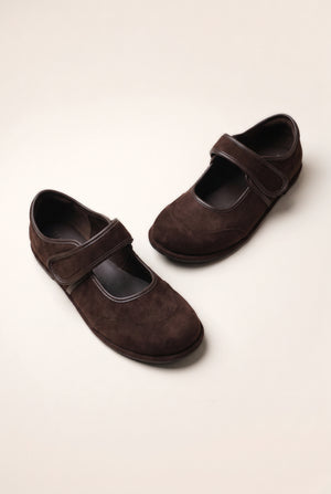 Buckled mary jane Loafers - Chocolate Brown