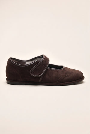Buckled mary jane Loafers - Chocolate Brown