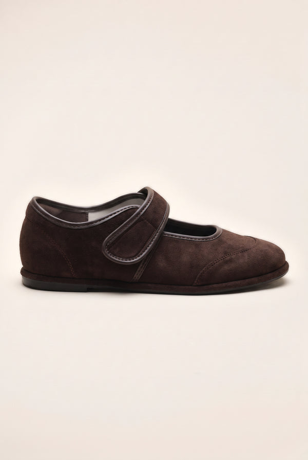 Buckled mary jane Loafers - Chocolate Brown