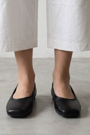 Square-Toe Ballet Flats