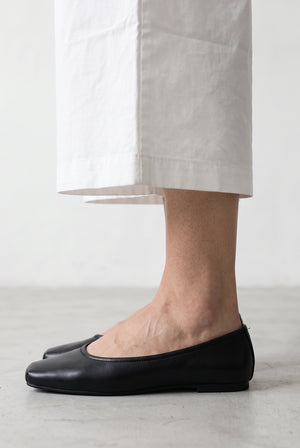 Square-Toe Ballet Flats