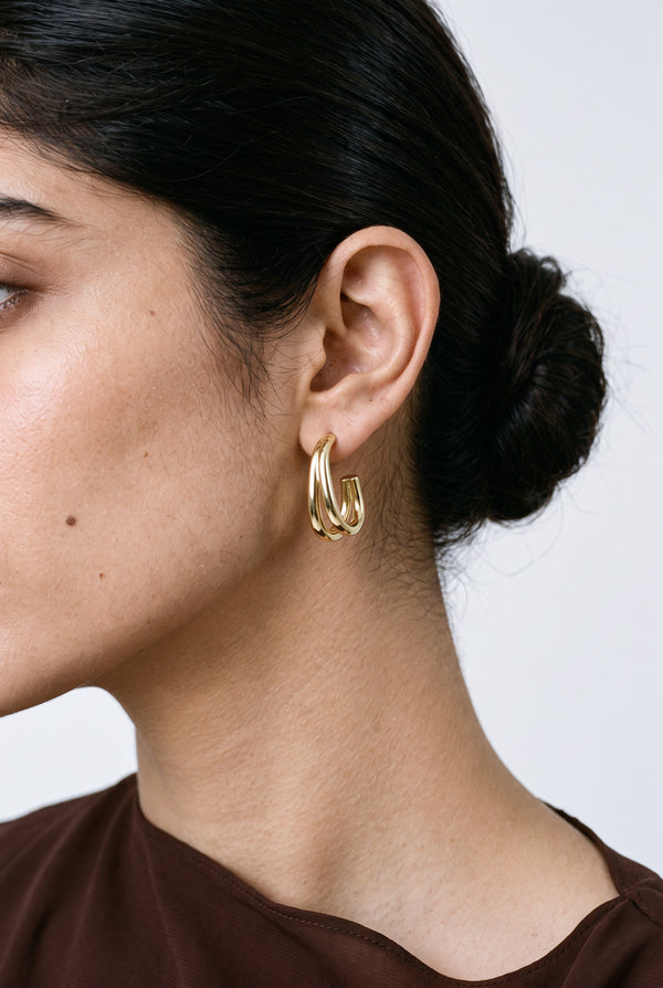 Sculpted Curve Earrings