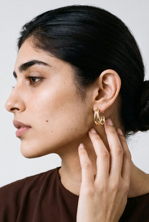 Sculpted Curve Earrings