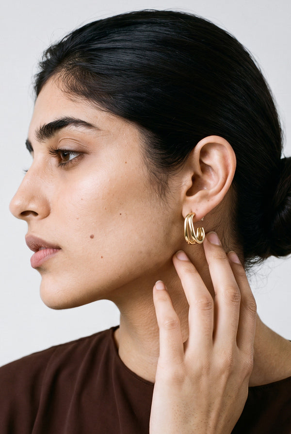 Sculpted Curve Earrings