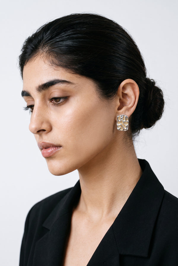 Two-Tone Geometric earrings