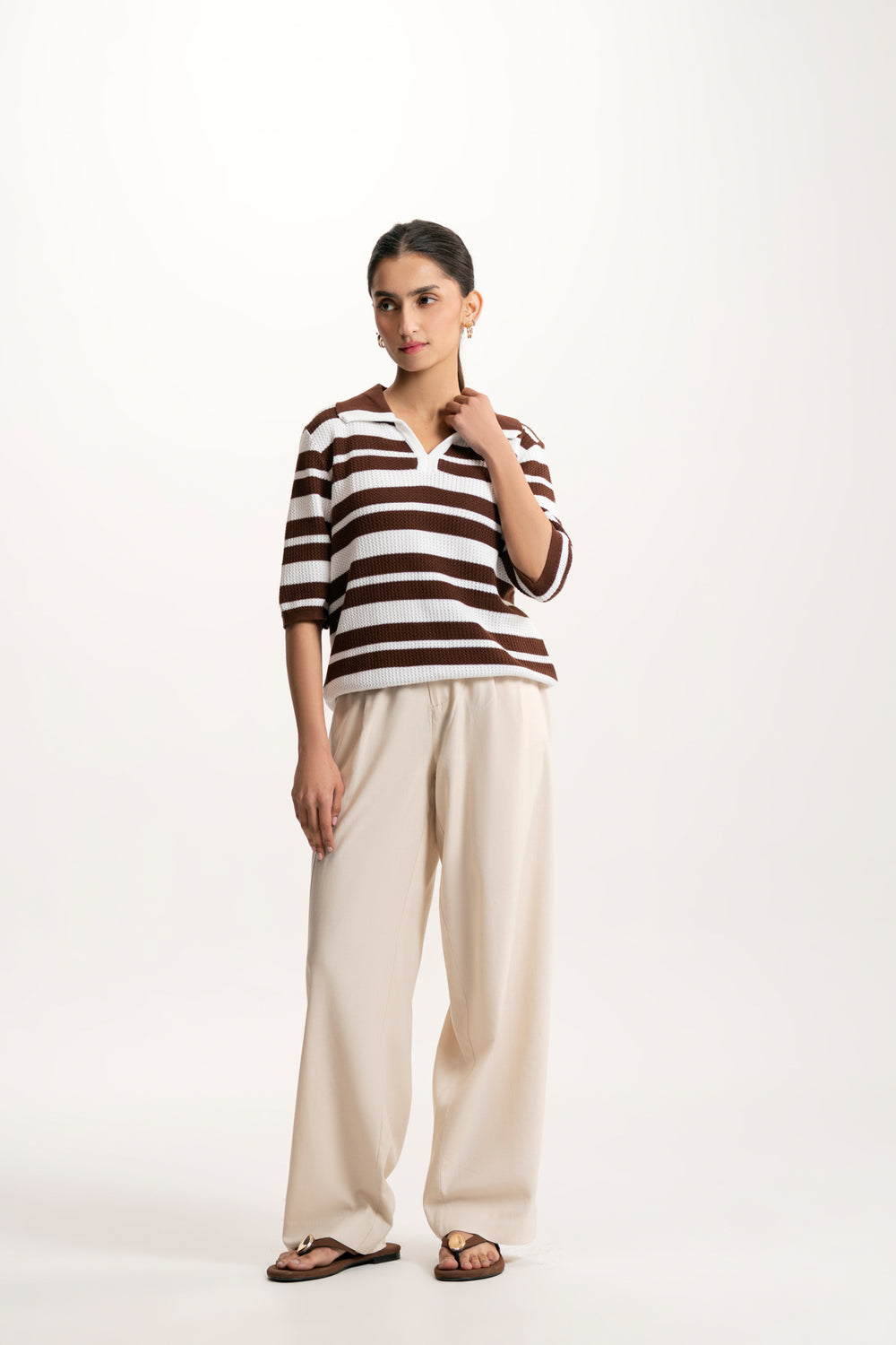 #BROWN AND WHITE STRIPES