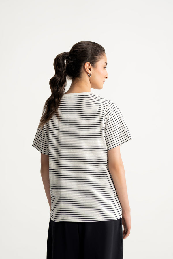 #White & Black Stripes