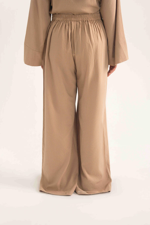 Beige & White Stripes