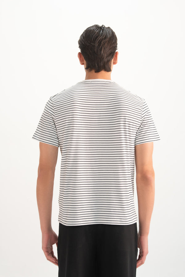 White & Black Stripes