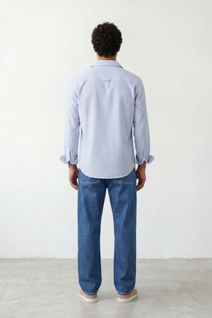 Light Blue and White