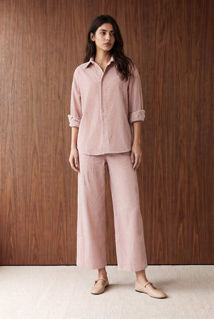 Oversized Corduroy Button Down Shirt