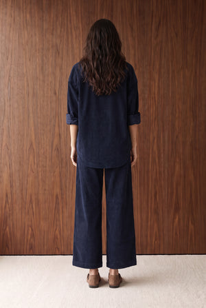 Oversized Corduroy Button Down Shirt