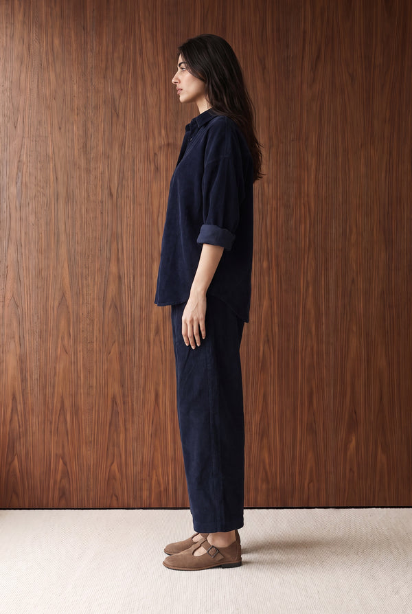 Oversized Corduroy Button Down Shirt