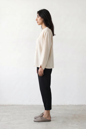 Slouchy Pants With Buckled Hem