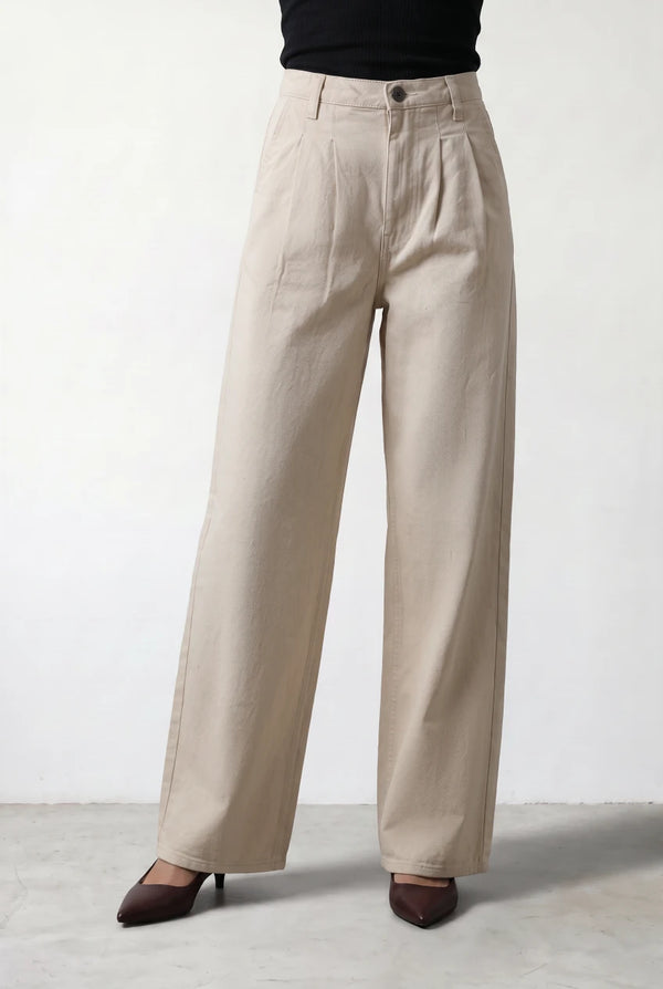 Pleated Relaxed Fit Pants