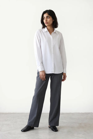 Pleated Wide-Leg Pants