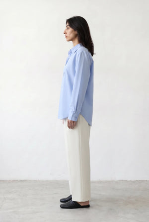 Wide Curved Pants