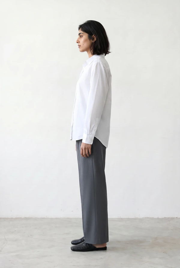 Pleated Wide-Leg Pants