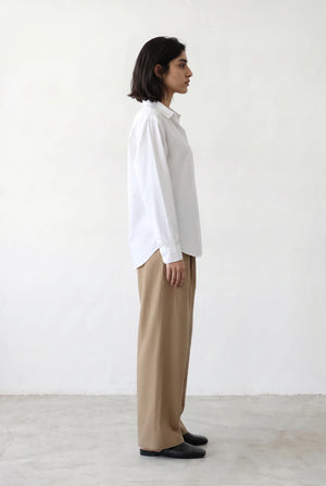 Drawstring Wide-Leg Trousers