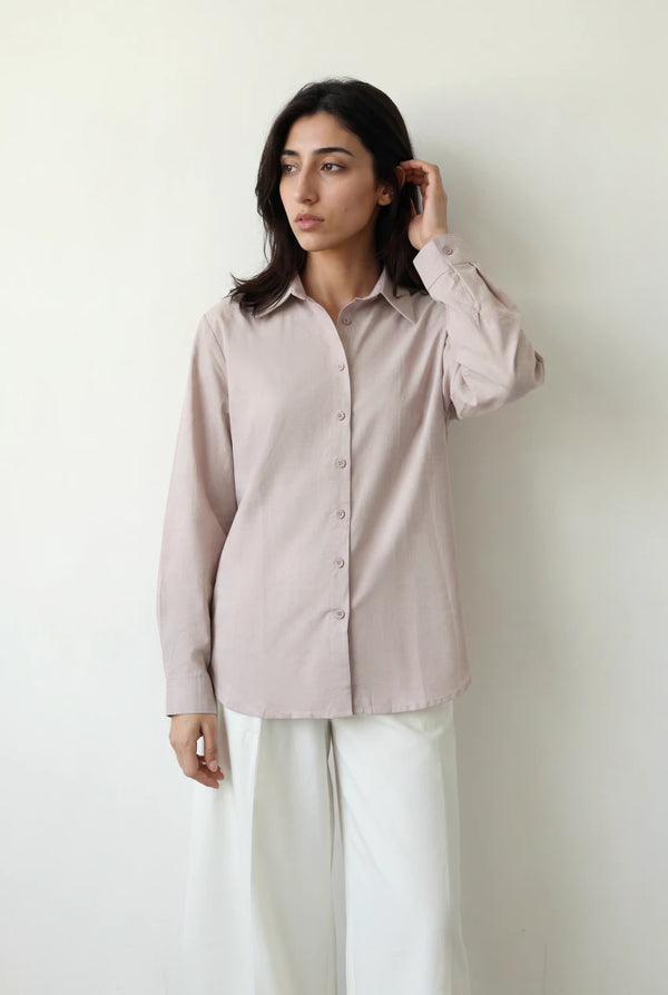 Curved Hem Shirt