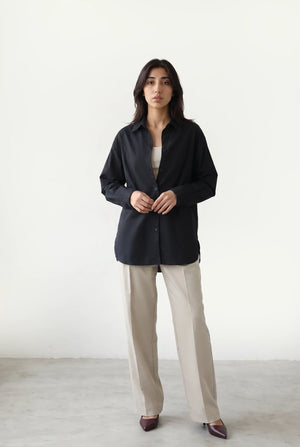 Pleated Relaxed Fit Pants