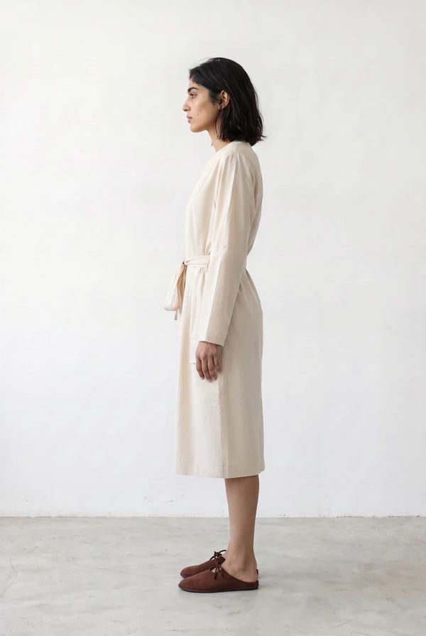 Belted Utility Midi Dress